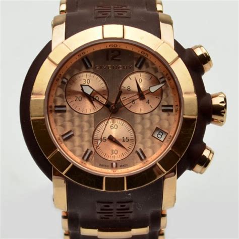 givenchy vintage ladies gold watch value|givenchy chronograph watch.